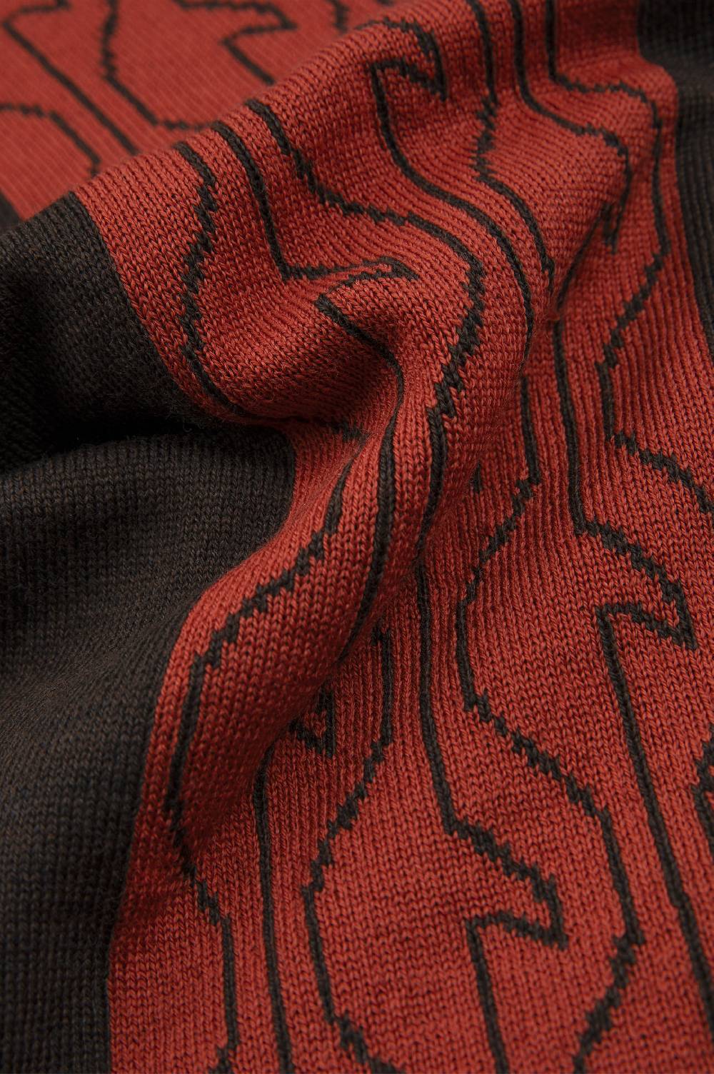Paul & Shark Sciarpa in lana jacquard Monogram Paul & Shark Sostegno trimestrale