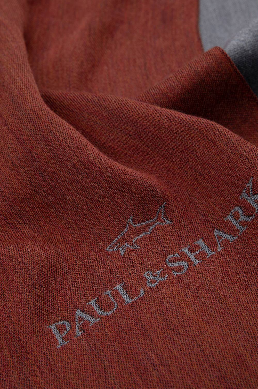 Paul & Shark Sciarpa jacquard in lana Paul & Shark Super sconto