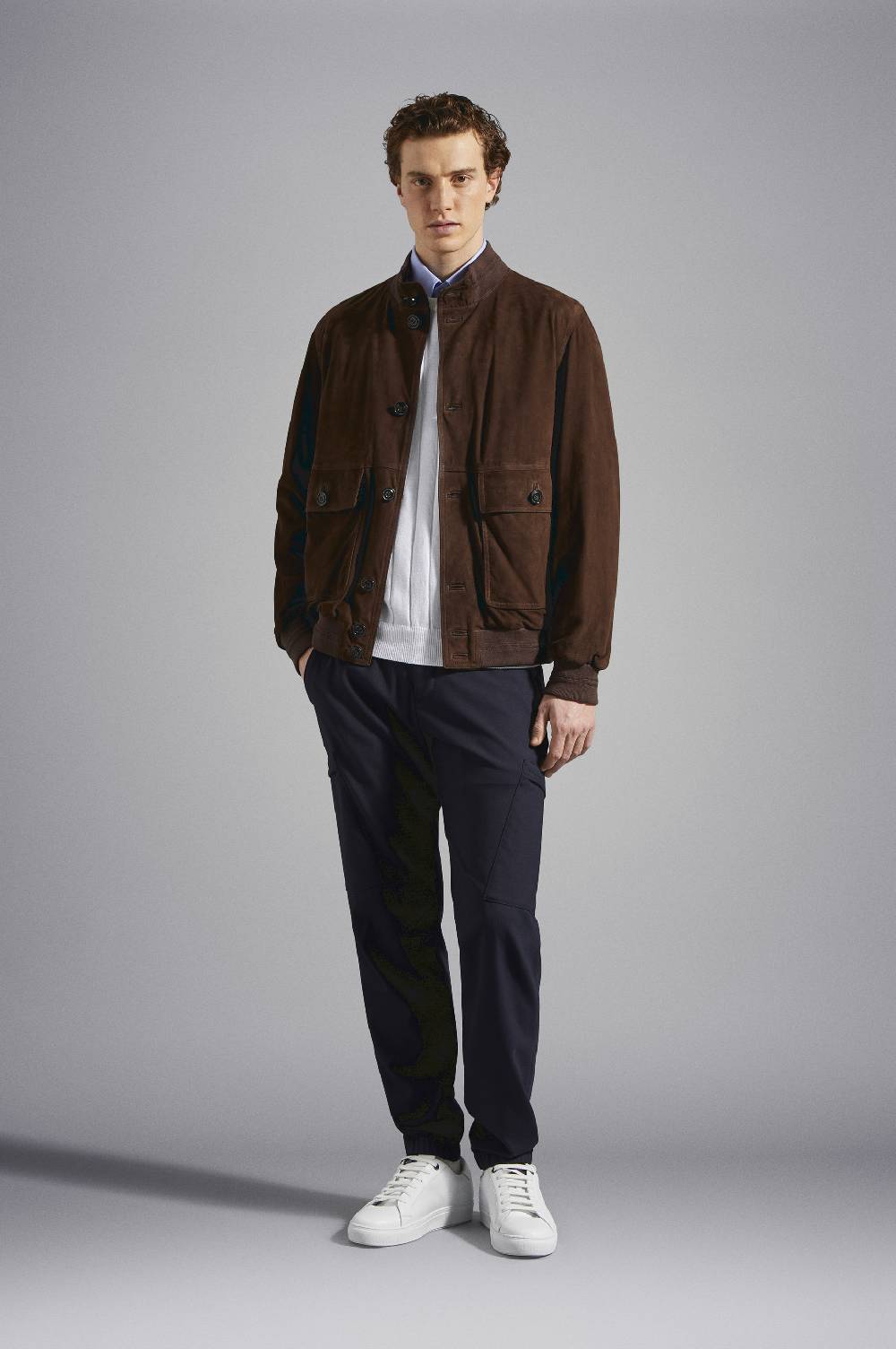 Paul & Shark Giubbotto in suede Aqualeather Paul & Shark Pezzi Unici