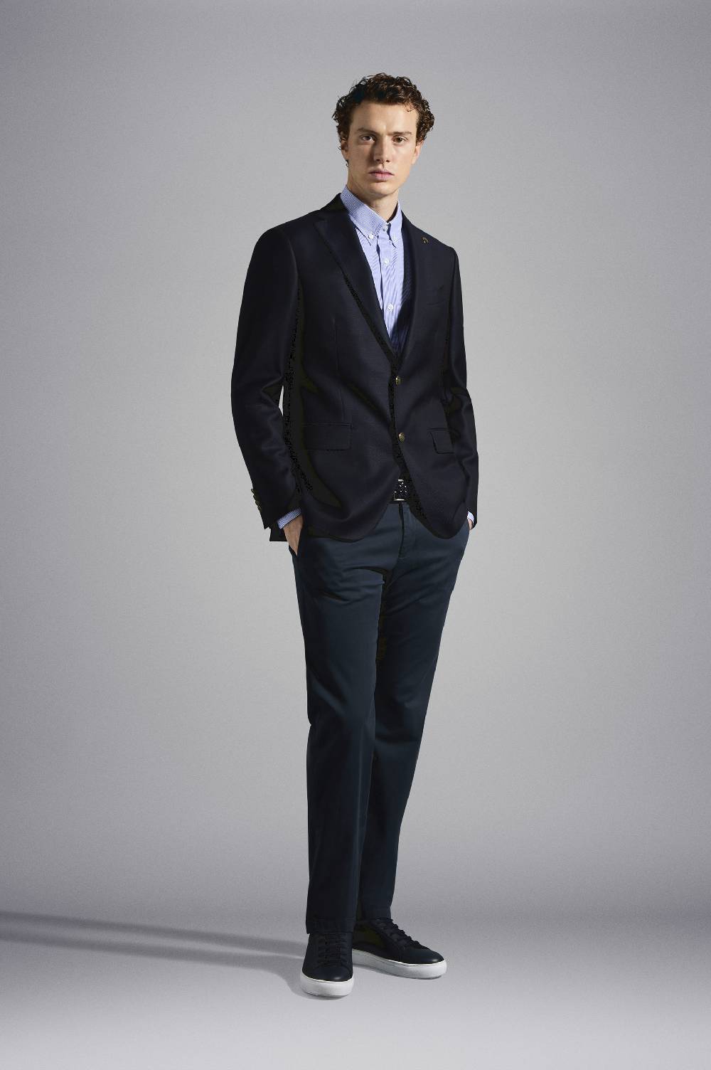 Paul & Shark Navy Blazer di lana leggera Paul & Shark Negozi Online