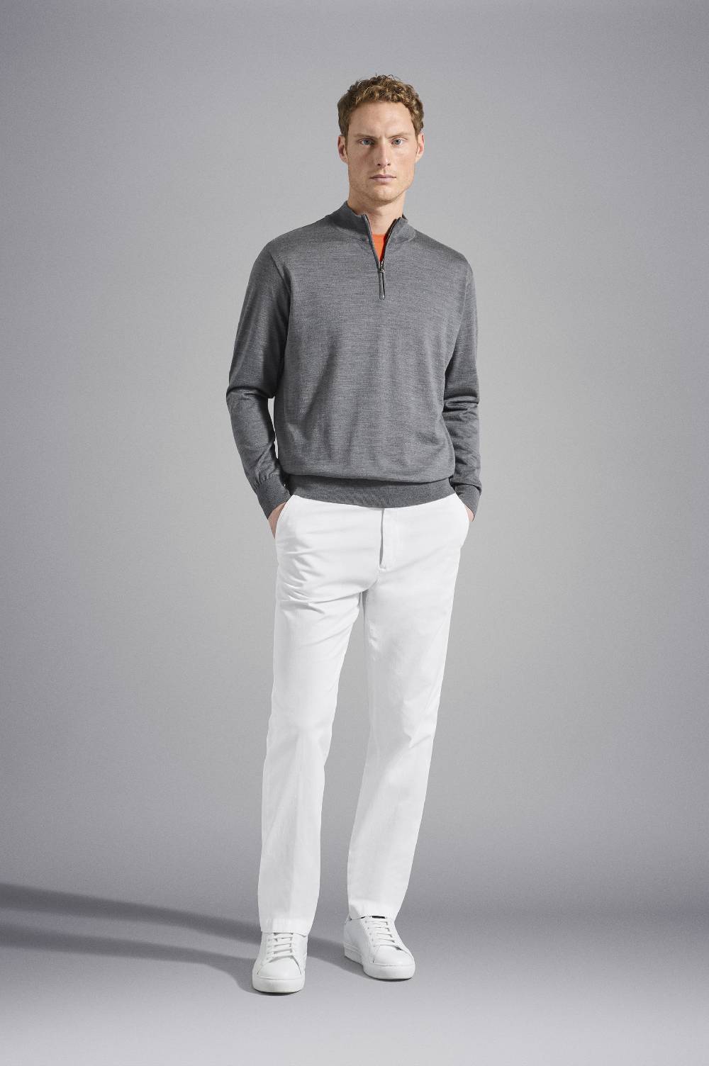 Paul & Shark Maglia con zip in lana Merino extra-fine Winter Summer Paul & Shark Novità