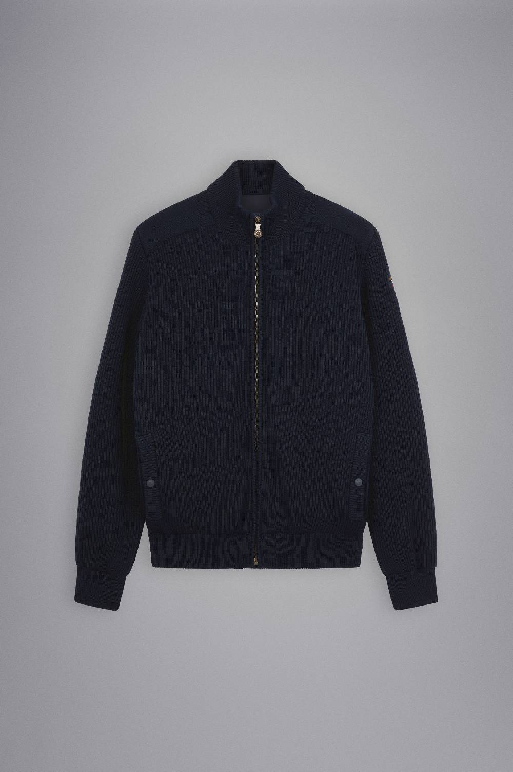 Paul & Shark Cardigan in lana con zip e badge iconico Paul & Shark Outlet