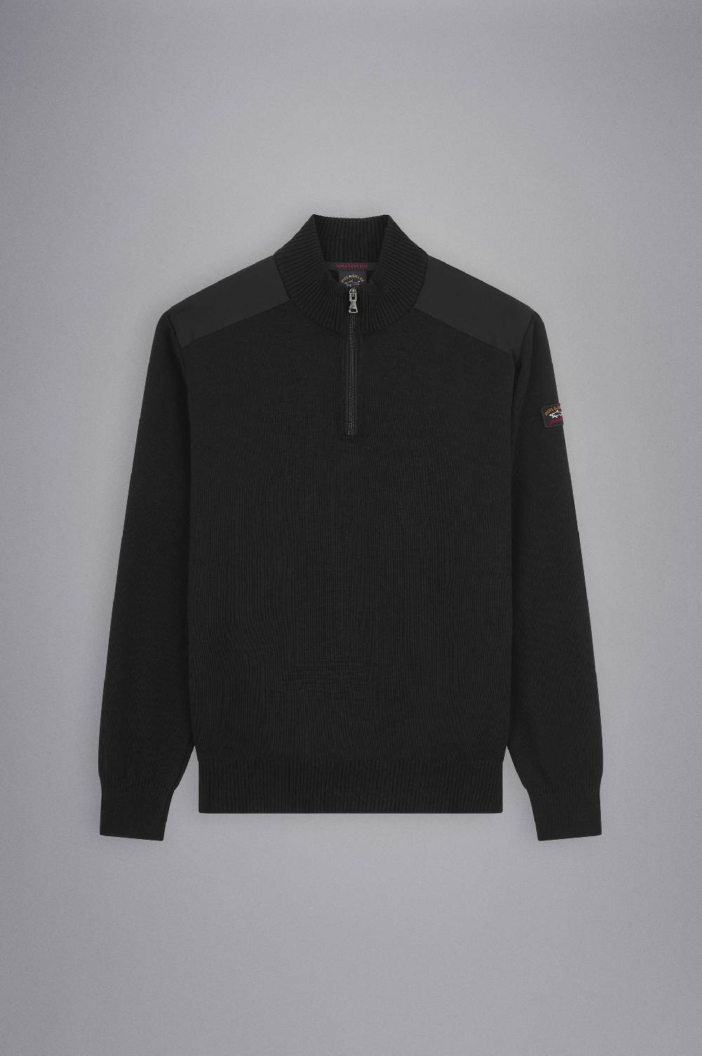 Paul & Shark Maglia in lana con zip e badge iconico Paul & Shark Offerte