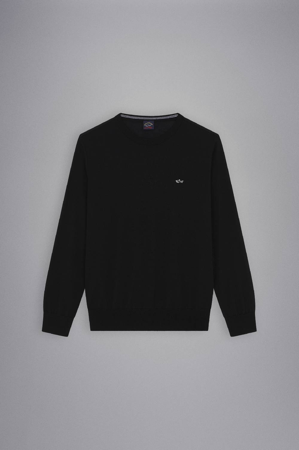 Paul & Shark Maglia in lana con Shark badge Paul & Shark Saldi Di Fabbrica