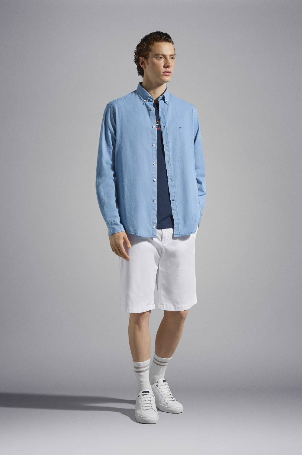 Paul & Shark T-Shirt in cotone con stampa grafica Paul & Shark In Saldo