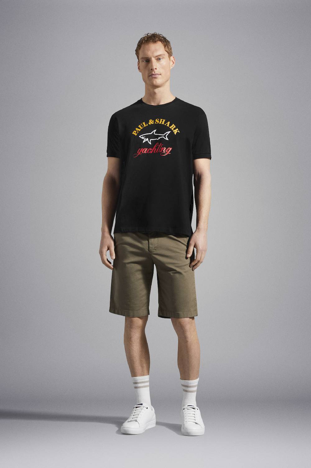 Paul & Shark T-Shirt in cotone con Logo stampato Paul & Shark 2025