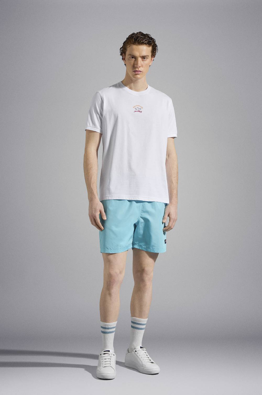 Paul & Shark T-Shirt in cotone con stampa grafica Paul & Shark Italia