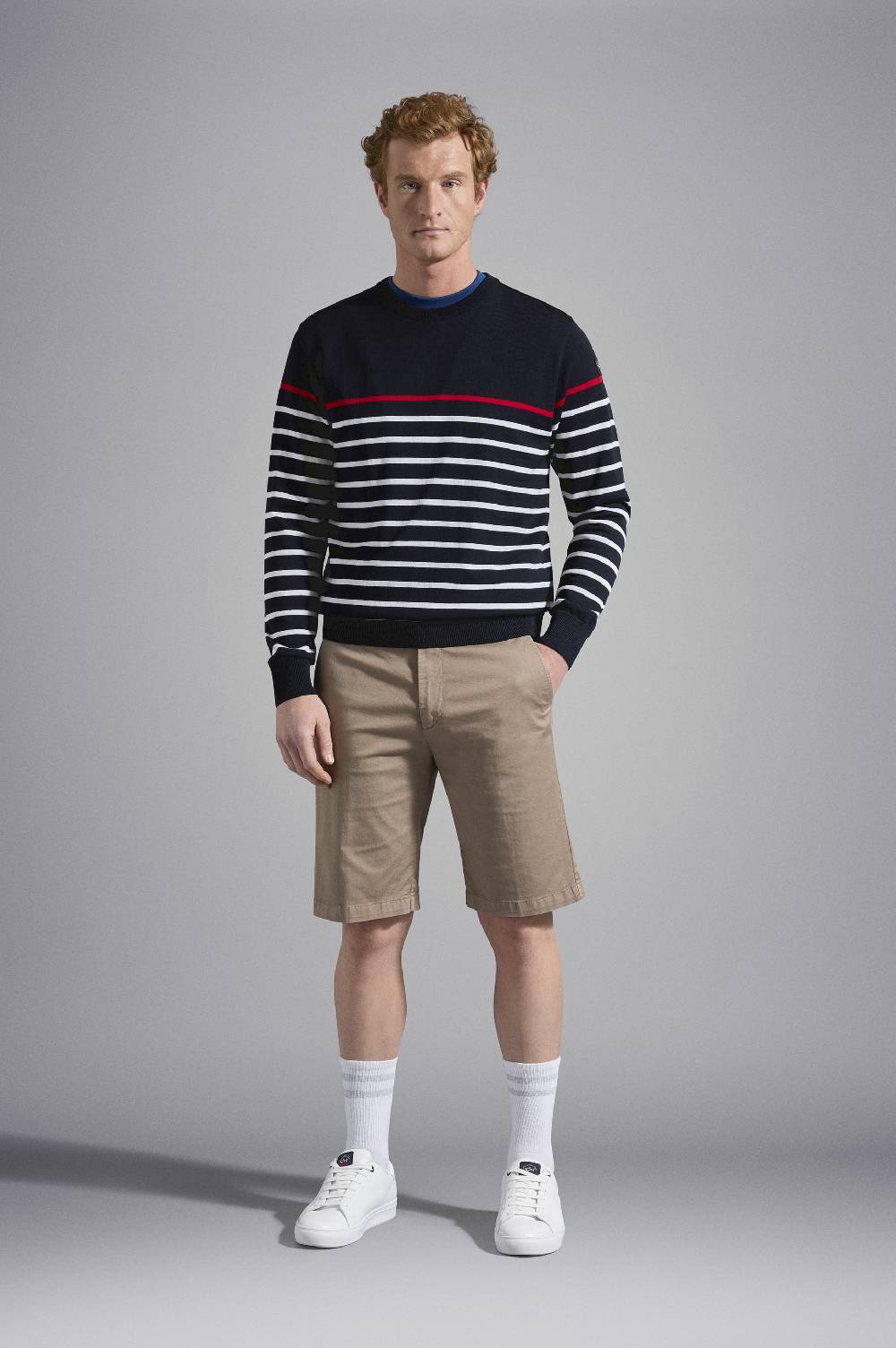 Paul & Shark T-Shirt in cotone con Logo ricamato Paul & Shark In Linea