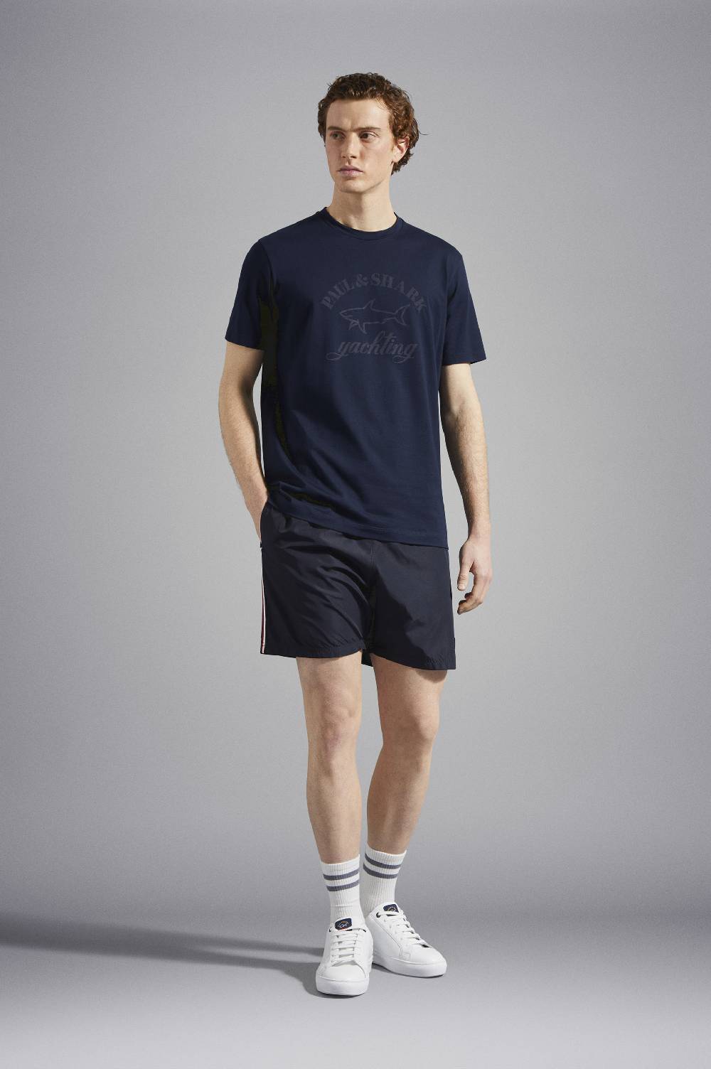 Paul & Shark T-Shirt in cotone con Logo stampato Paul & Shark Qualità
