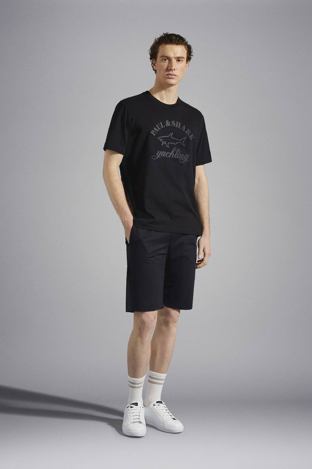 Paul & Shark T-Shirt in cotone con Logo stampato Paul & Shark Black Friday