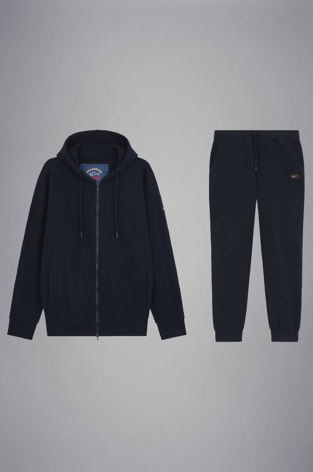 Paul & Shark Tuta sportiva in cotone con badge iconico Paul & Shark Fino Al -60%
