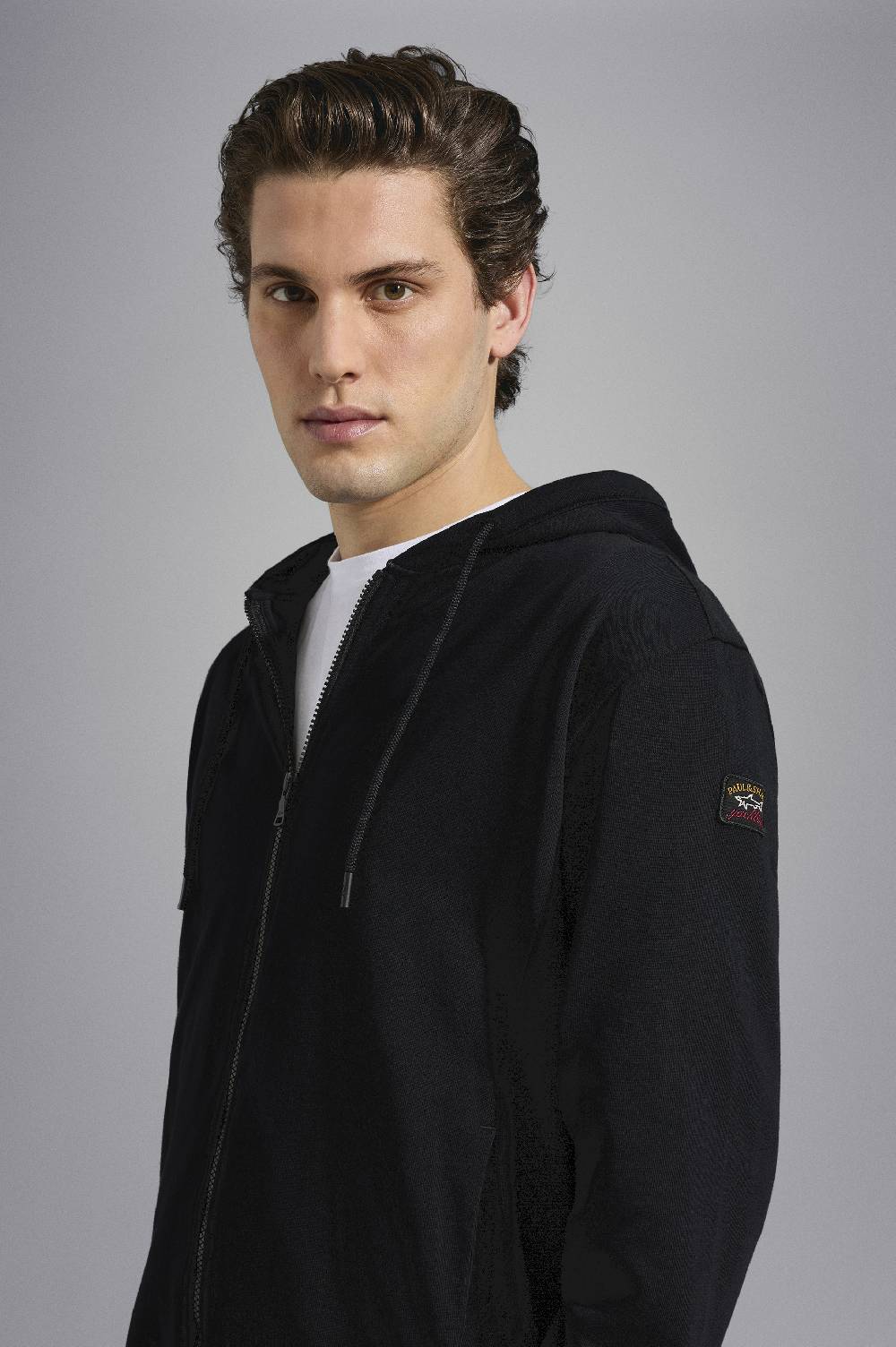 Paul & Shark Tuta sportiva in cotone con badge iconico Paul & Shark Presa