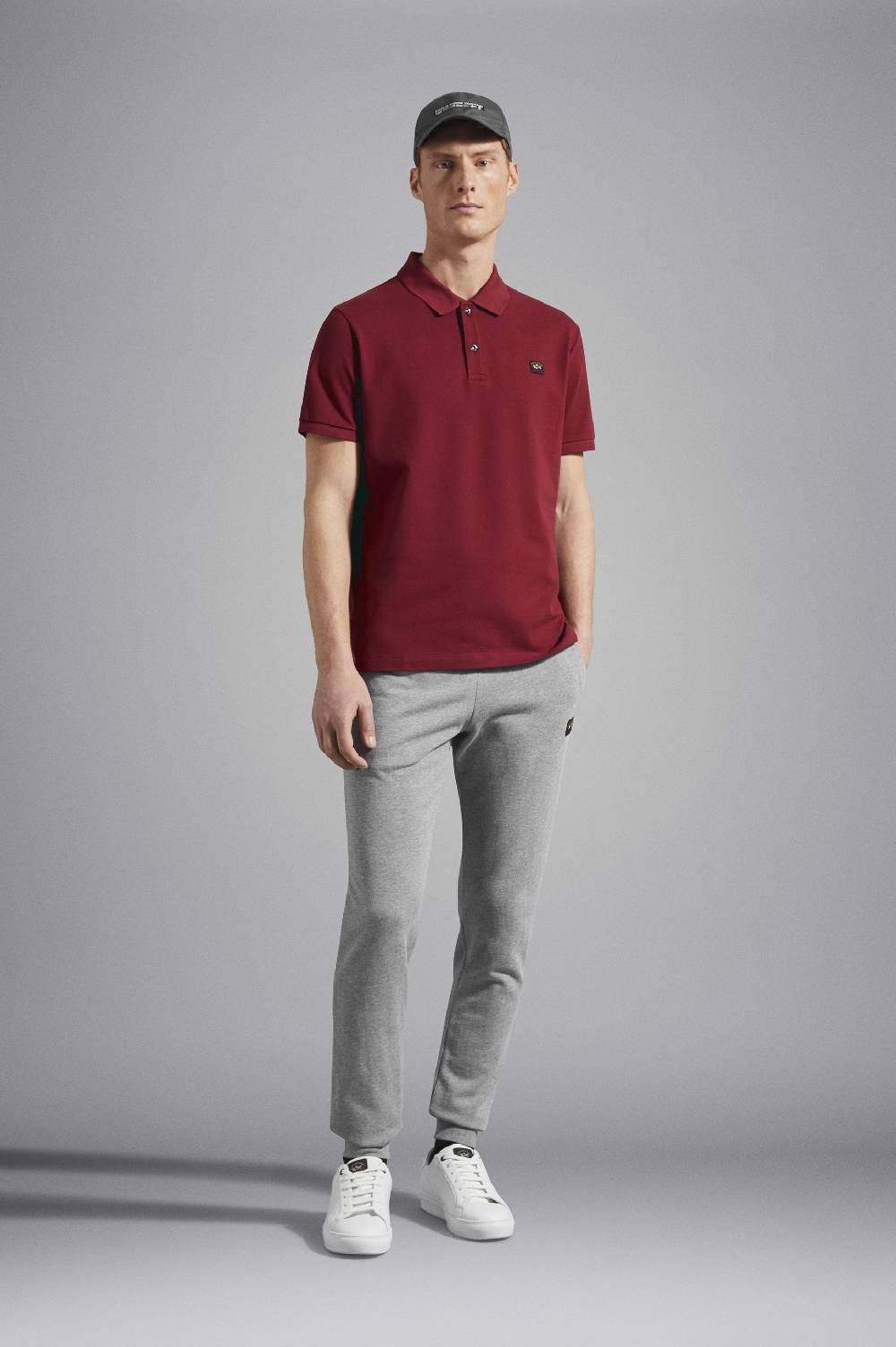 Paul & Shark Pantalone sportivo in cotone con badge iconico Paul & Shark Economico
