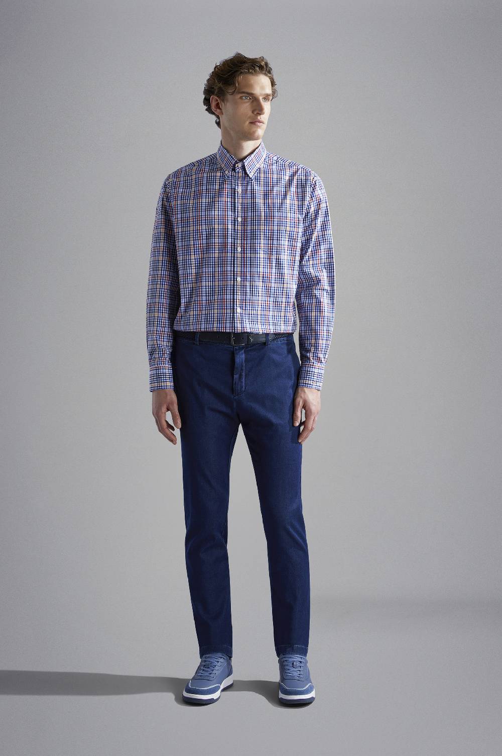 Paul & Shark Pantalone Chino in denim stretch Paul & Shark Saldi