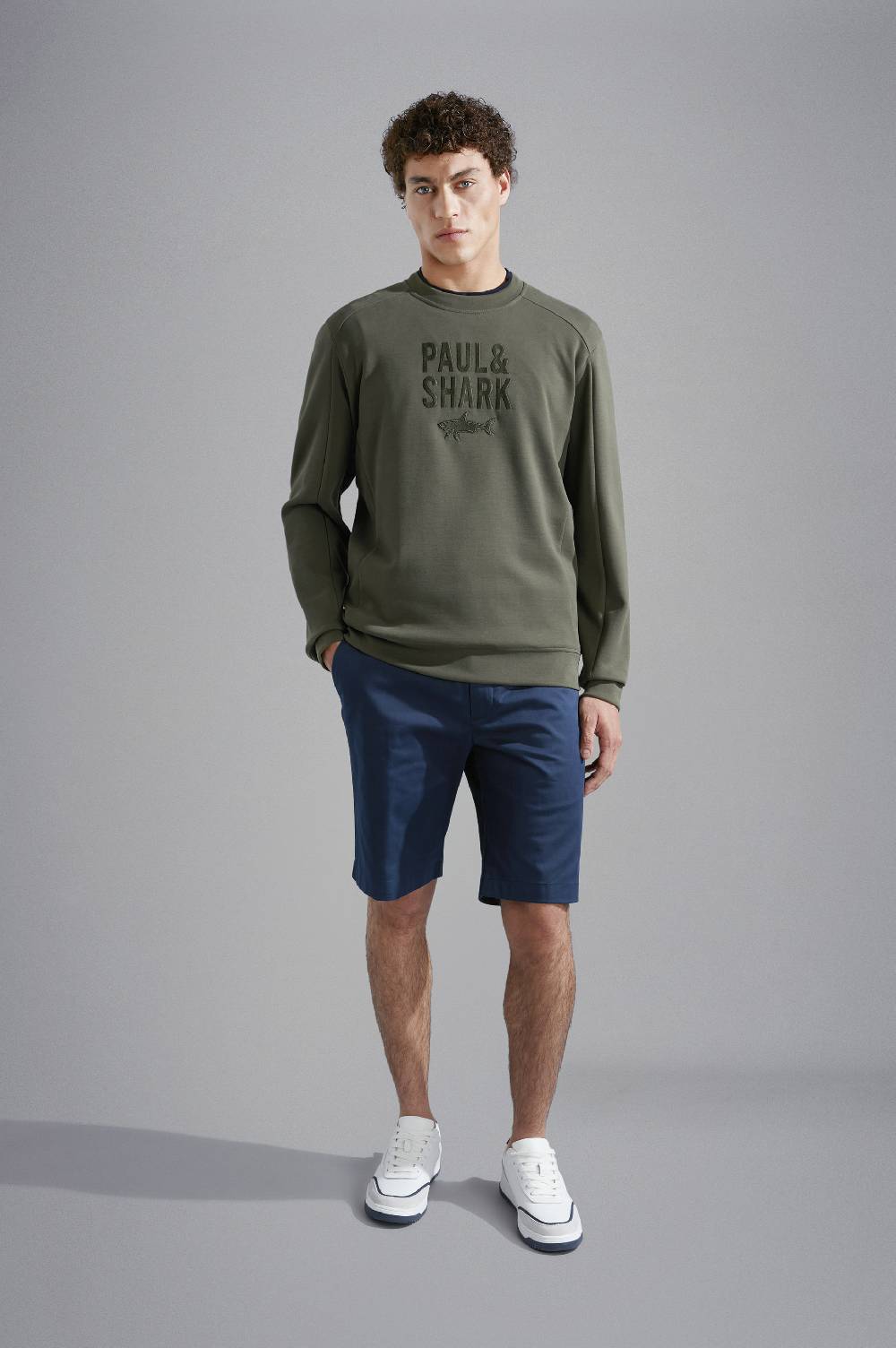 Paul & Shark Bermuda in cotone stretch Paul & Shark Vendita Calda