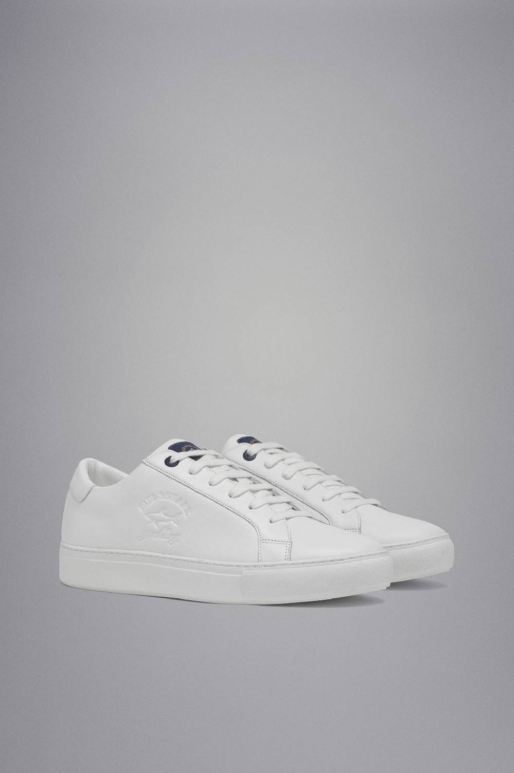 Paul & Shark Sneakers in pelle con Logo stampato Paul & Shark Promozione