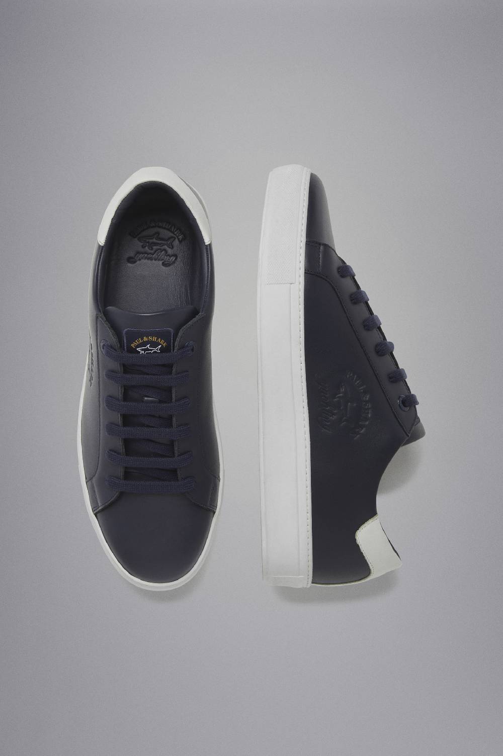 Paul & Shark Sneakers in pelle con Logo stampato Paul & Shark Spedizione Gratuita