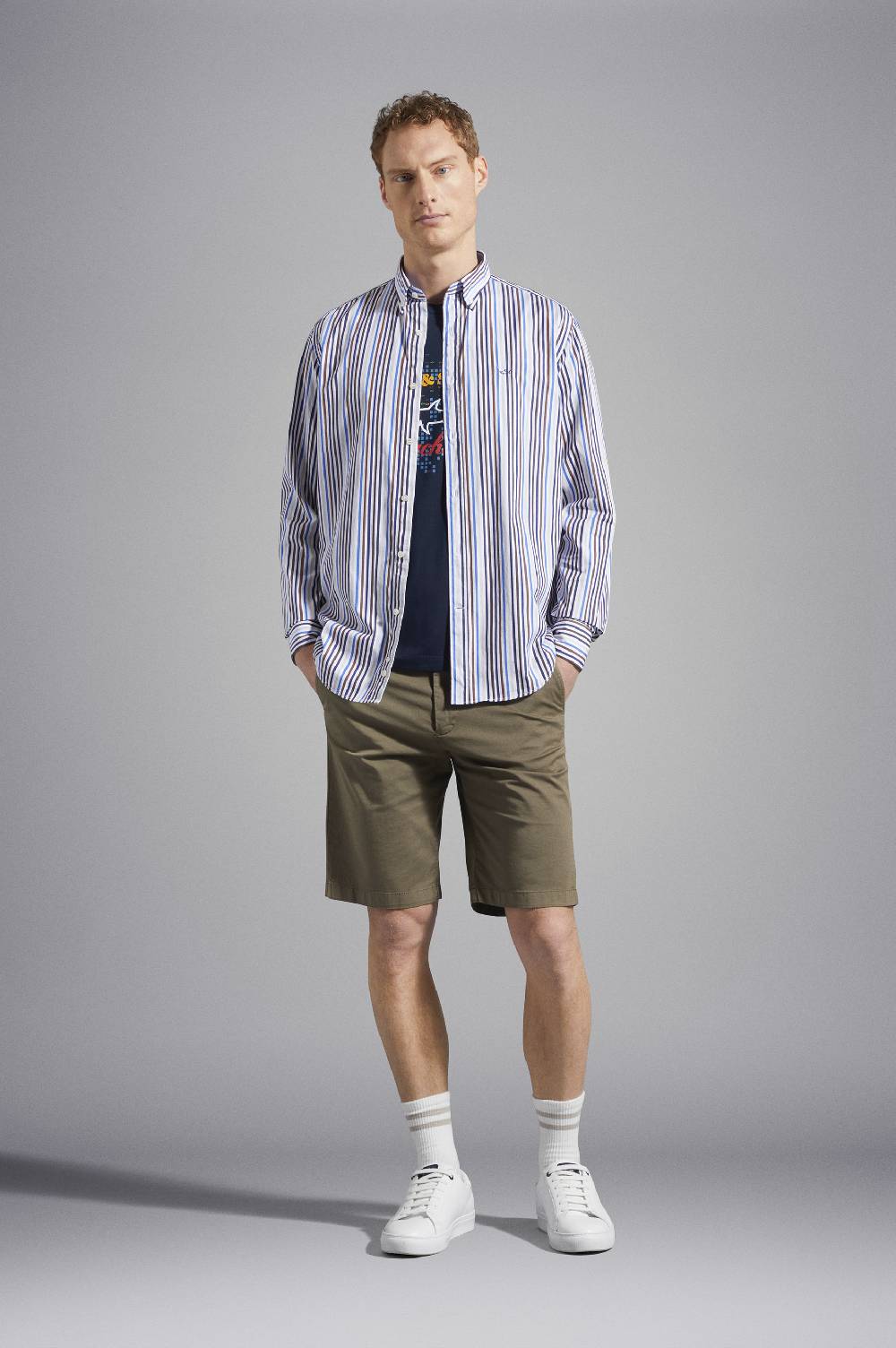 Paul & Shark Camicia in Popeline di cotone Paul & Shark Promozione Limitata