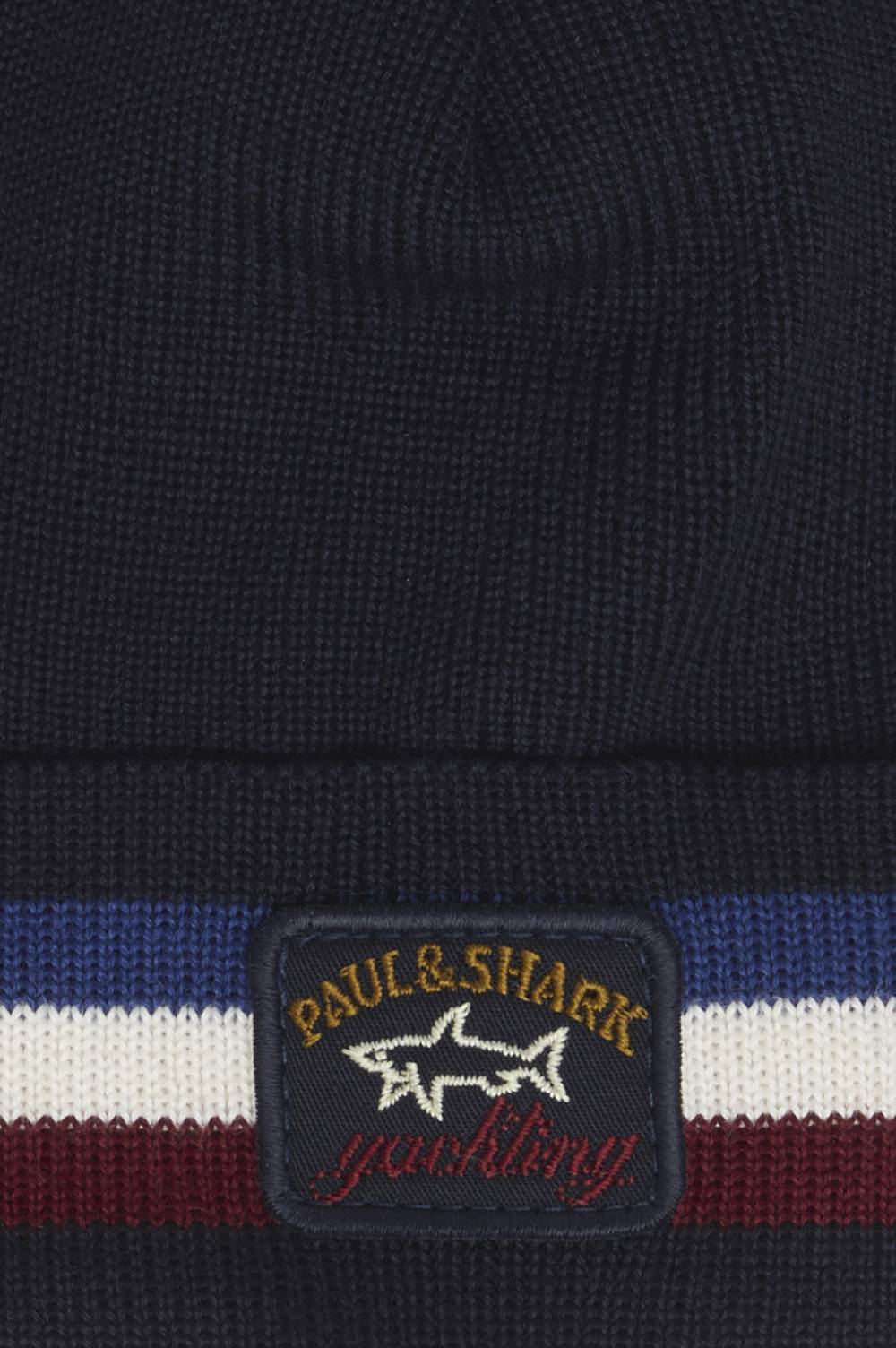 Paul & Shark Berretto in lana con badge iconico Paul & Shark I Più Venduti