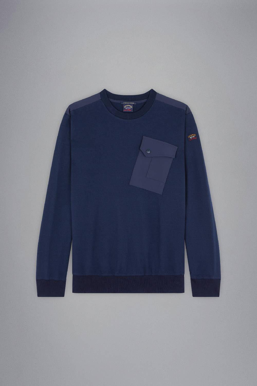 Paul & Shark Felpa in cotone Stretch con inserti in Typhoon® Paul & Shark Spedizione Gratuita
