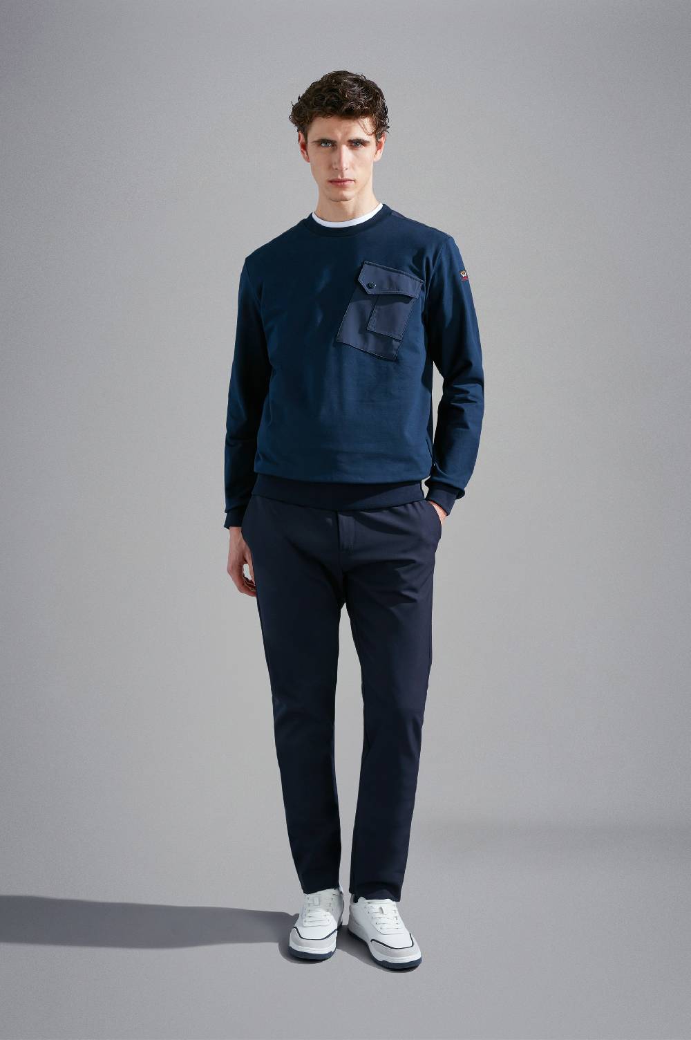 Paul & Shark Felpa in cotone Stretch con inserti in Typhoon® Paul & Shark Spedizione Gratuita