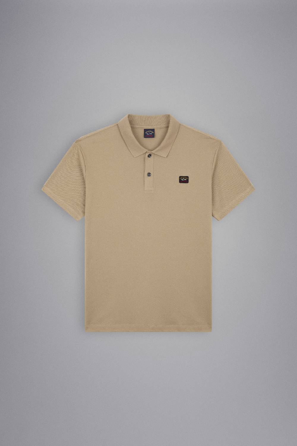 Paul & Shark Polo in cotone piqué con badge iconico Paul & Shark Saldi Di Fabbrica