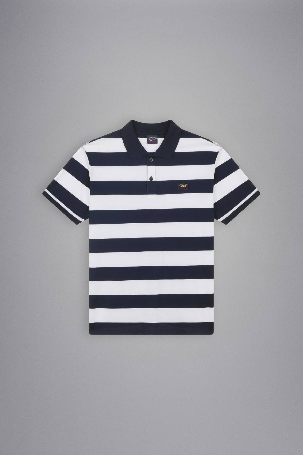 Paul & Shark Polo in cotone piqué con badge iconico Paul & Shark Prezzo Ridotto
