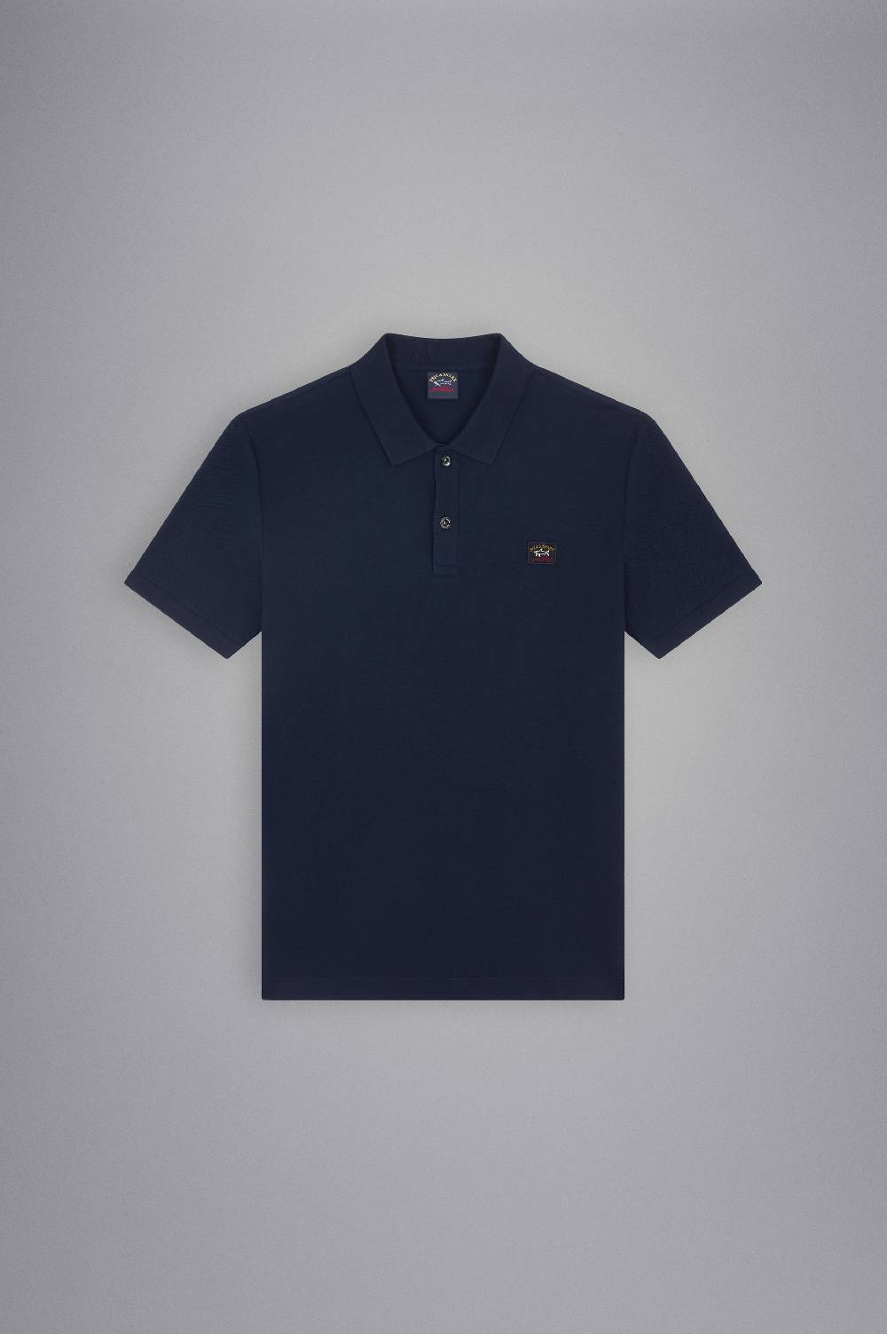 Paul & Shark Polo in cotone piqué con badge iconico Paul & Shark Offerta