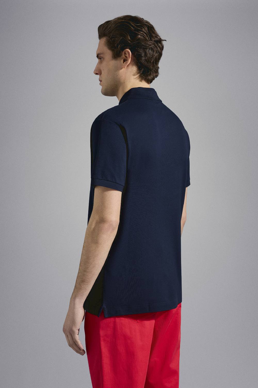 Paul & Shark Polo in cotone piqué con badge iconico Paul & Shark Offerta