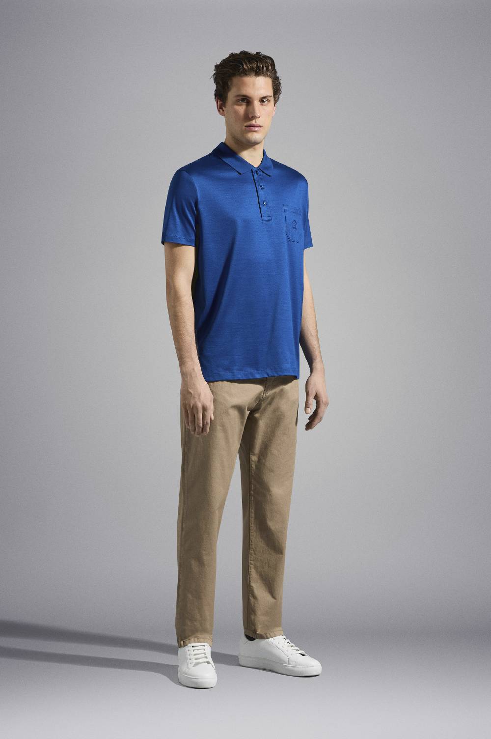Paul & Shark Polo in jersey di cotone con Logo ricamato Paul & Shark Outlet