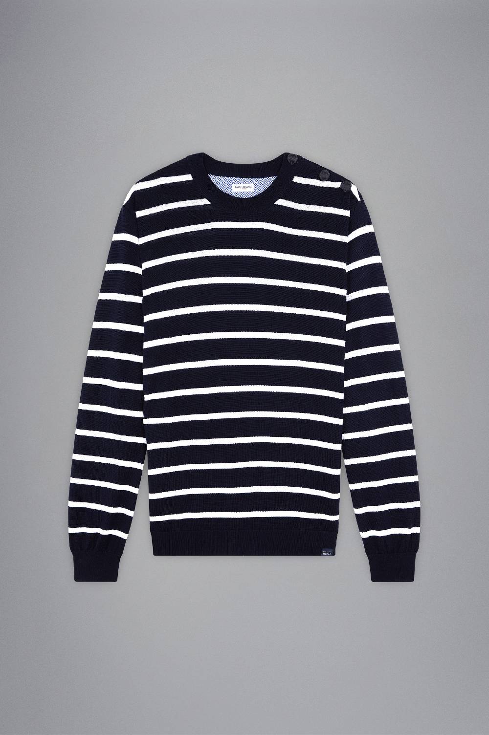 Paul & Shark Maglia in Summer Wool con motivo a righe Paul & Shark Vendita Calda