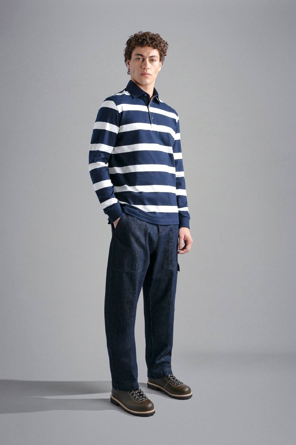 Paul & Shark Polo in cotone con motivo a righe Paul & Shark Vendite Flash
