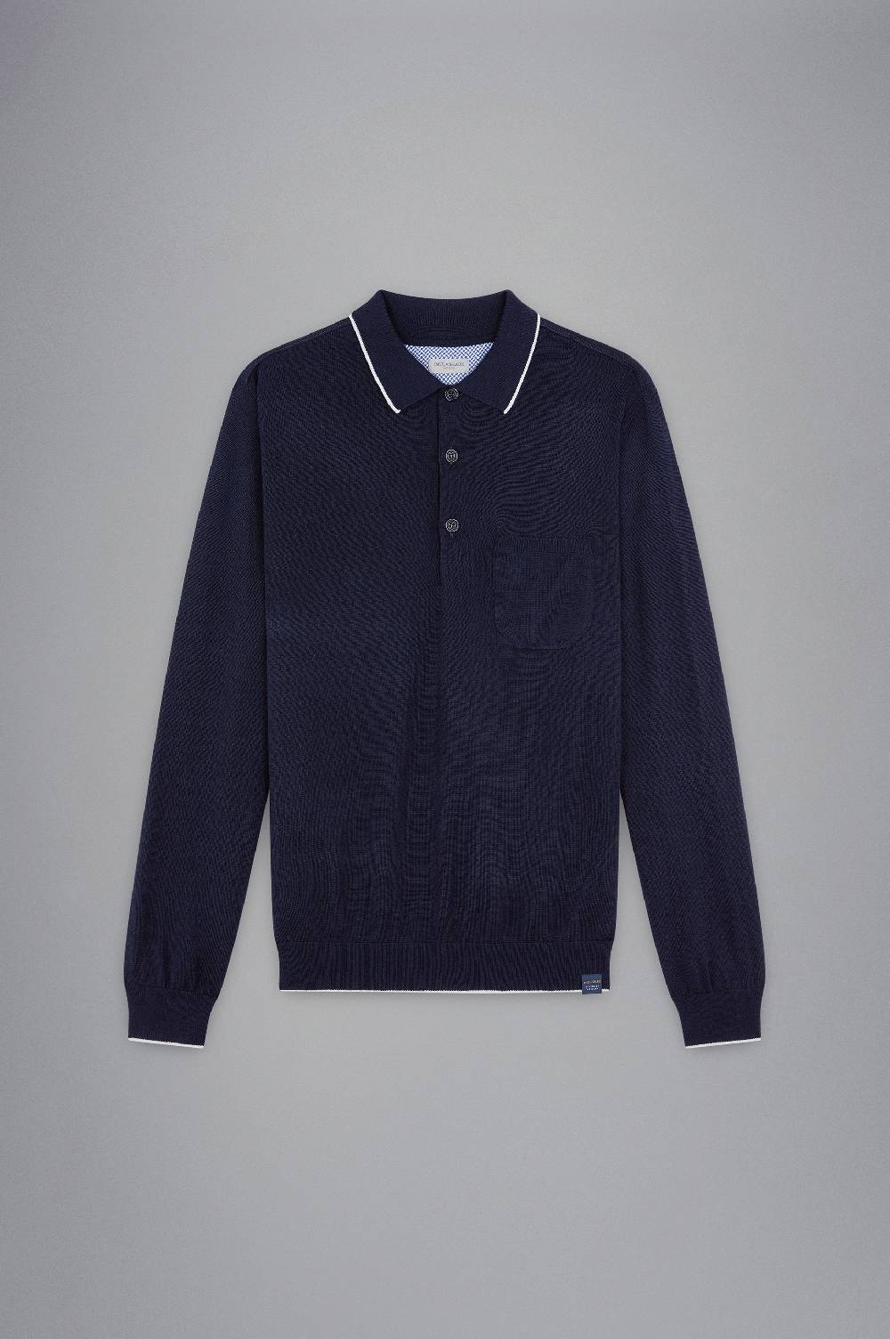 Paul & Shark Polo in Summer Wool con profili a contrasto Paul & Shark Saldi