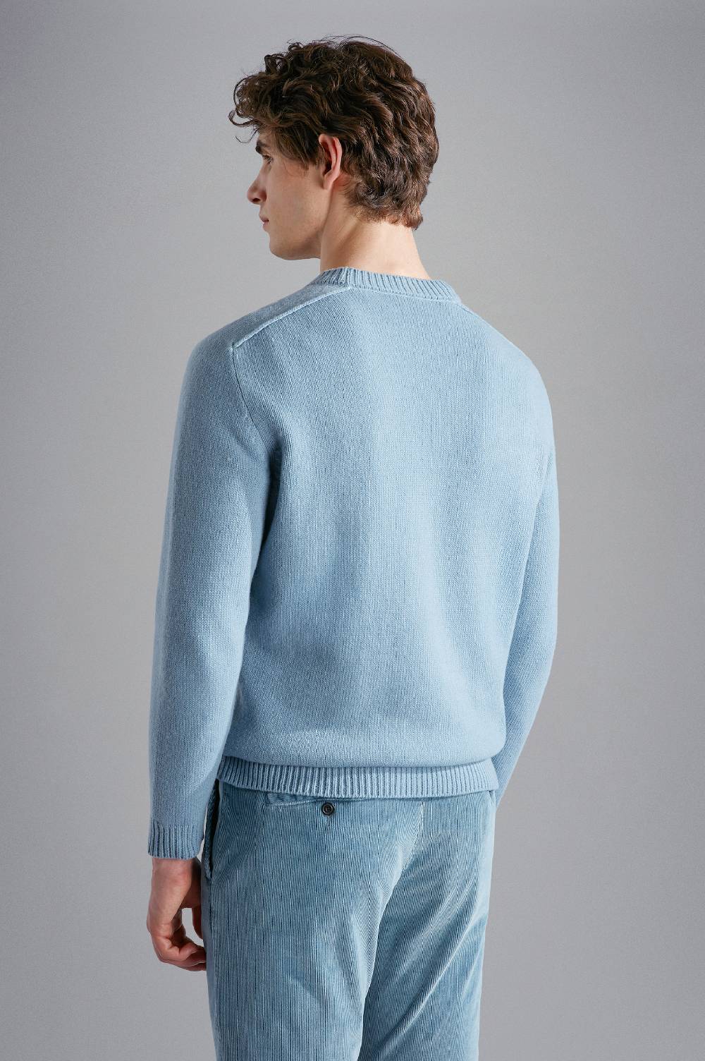 Paul & Shark Maglia in Re-Wool tinto capo Paul & Shark Qualità Garantita