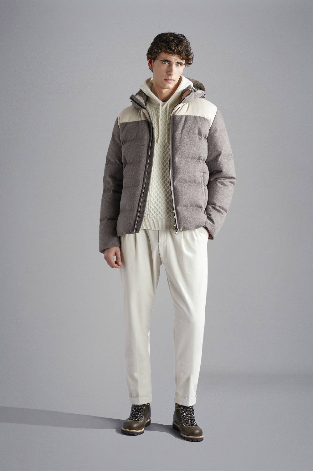 Paul & Shark Maglia con cappuccio in Re-Wool Paul & Shark Promozione Limitata