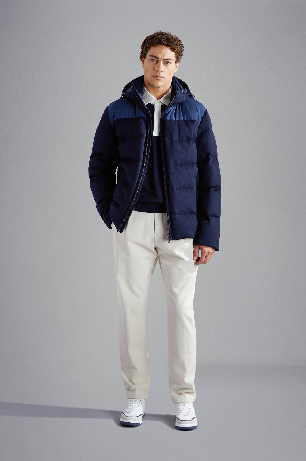 Paul & Shark Piumino in Cashmere Paul & Shark Offerta