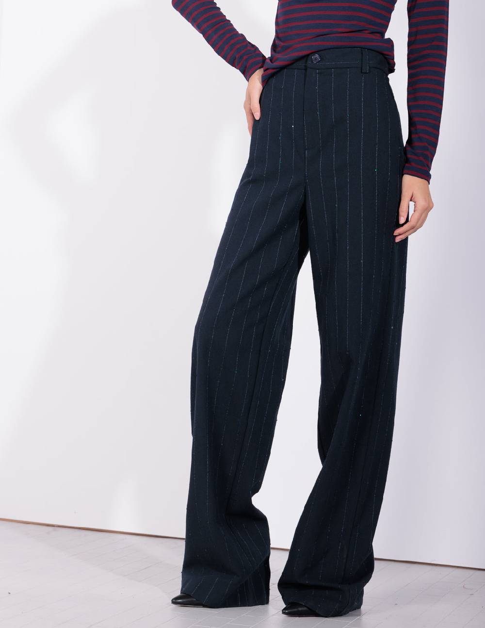 Risskio Zyair - Pantalone gessato Moda