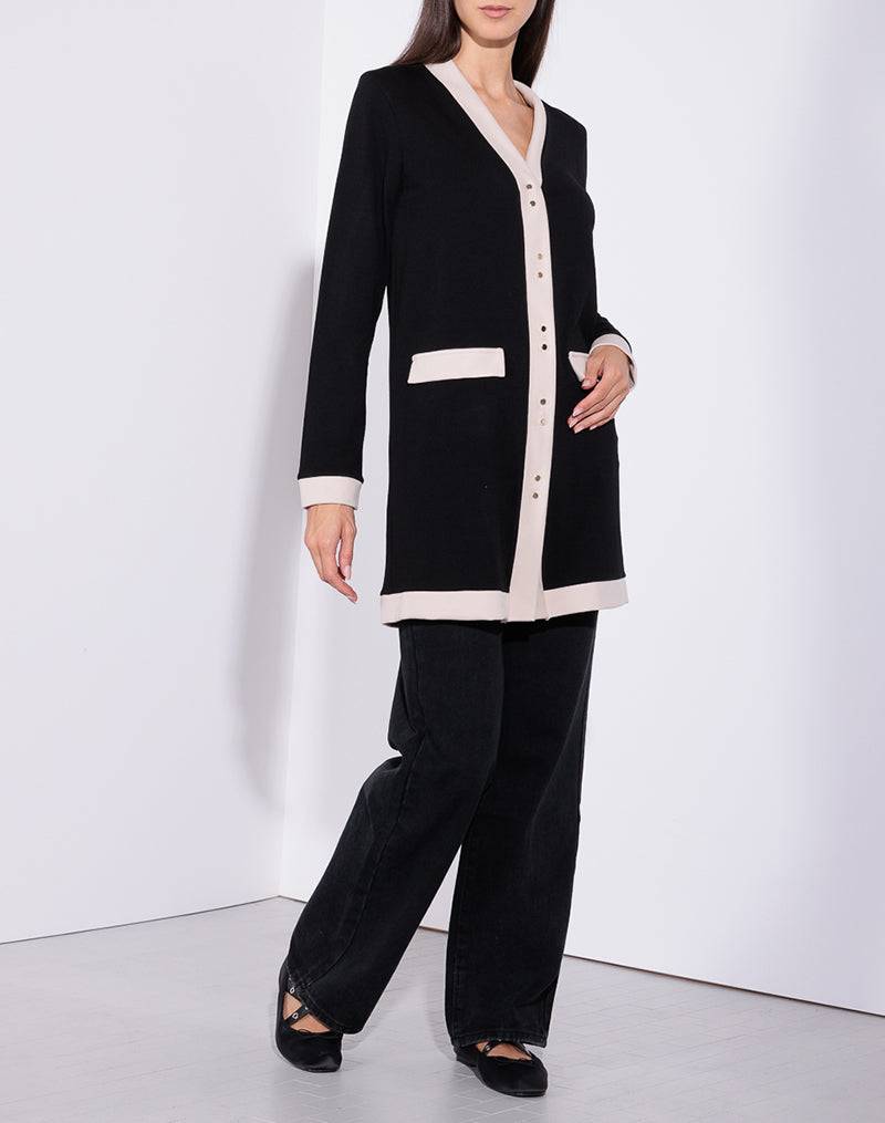 Risskio Ivy - Cardigan in piquet Moda