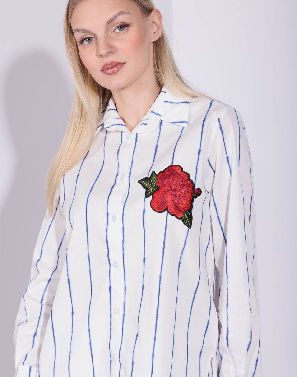 Risskio Hadiya - Camicia in popeline di cotone Sconto
