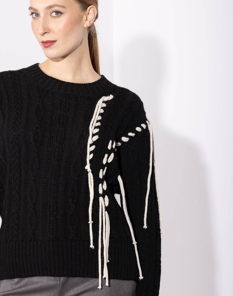 Risskio Saru - Maglia con lacci In Saldo