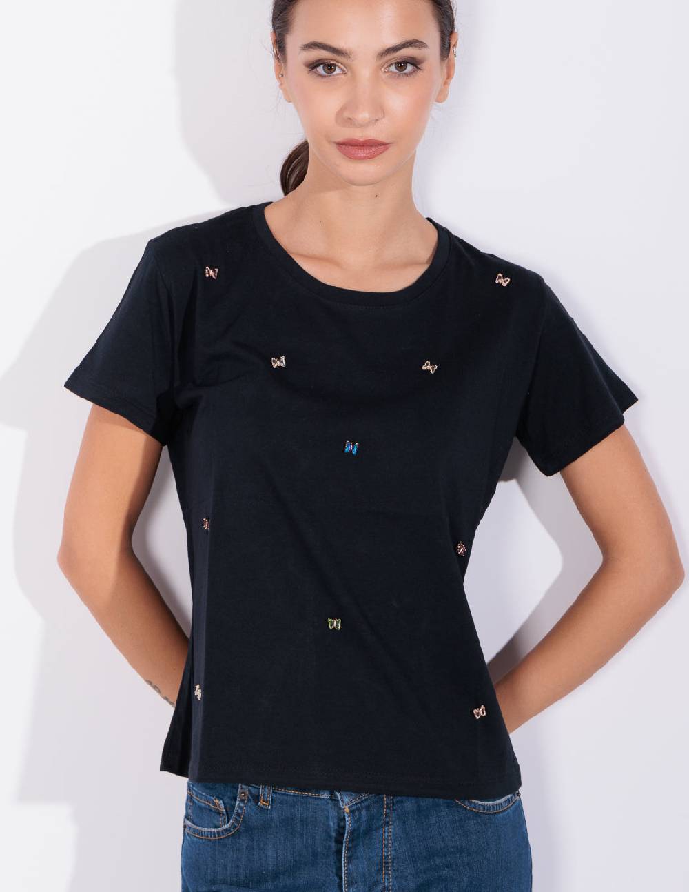 Risskio Sebastian - T-shirt con applicazioni Nuovo