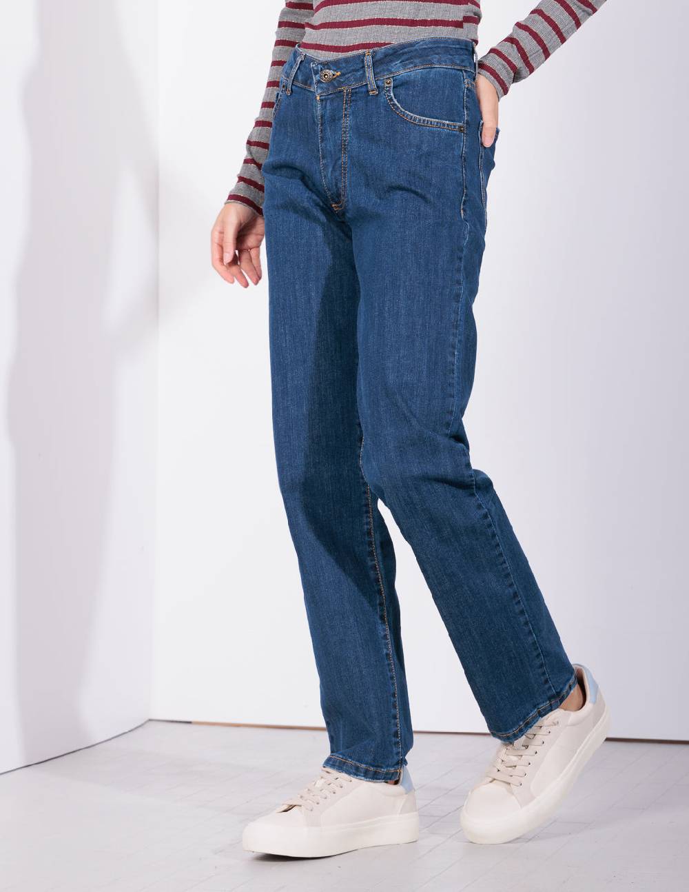 Risskio Logan Winter Edition - Pantalone Regular Fit in denim Shopping Online