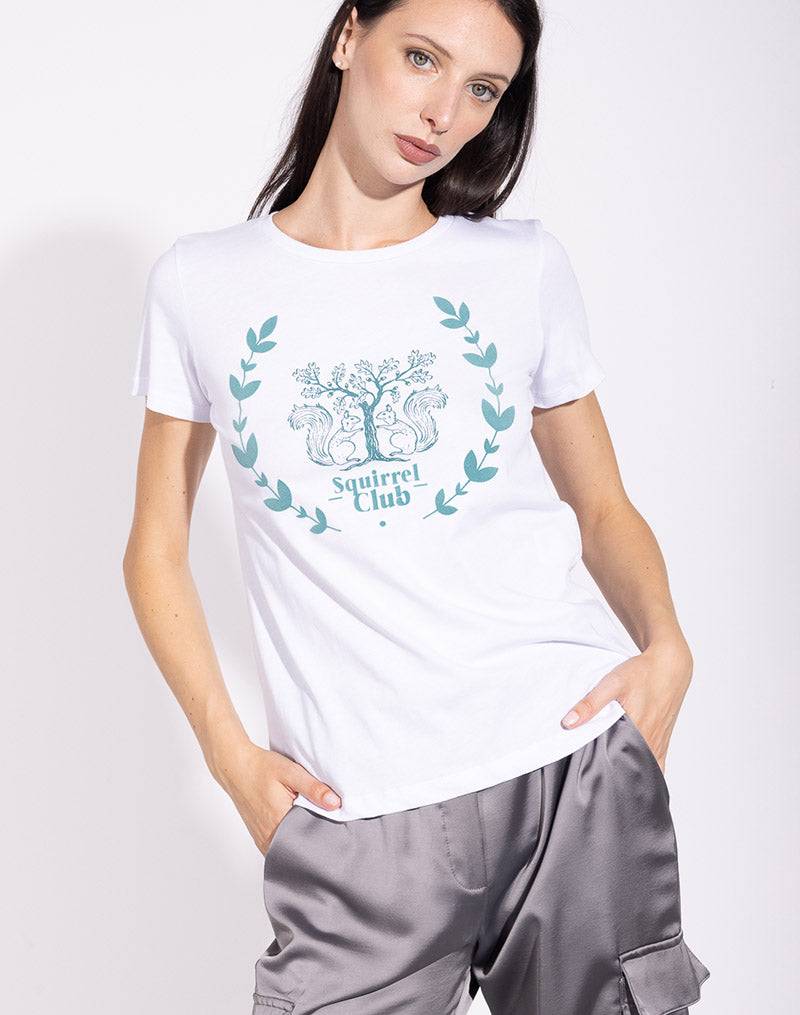 Risskio Celia - T-shirt con stampa scoiattolo Economico
