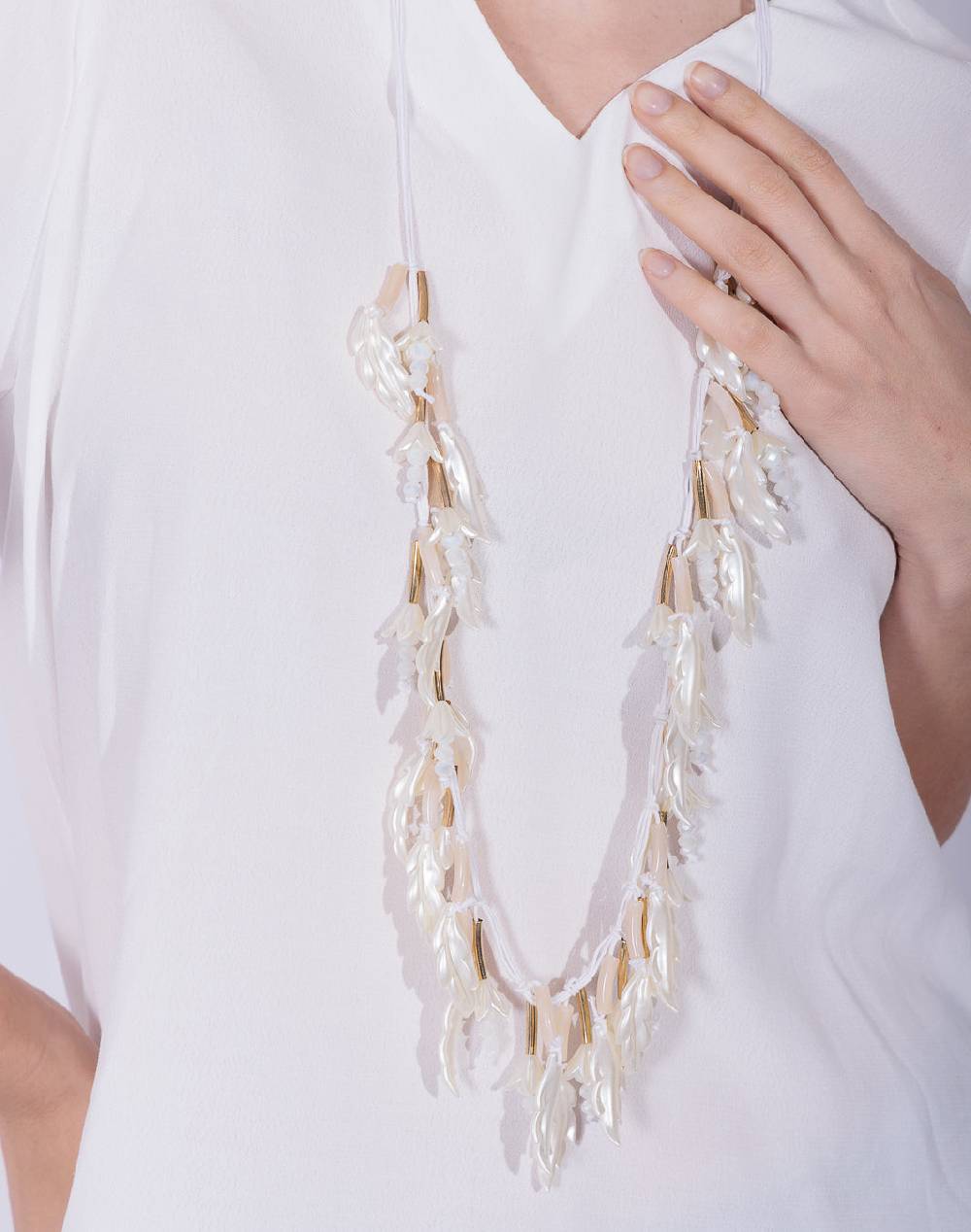 Risskio Aroa - Collana effetto foglie Saldi