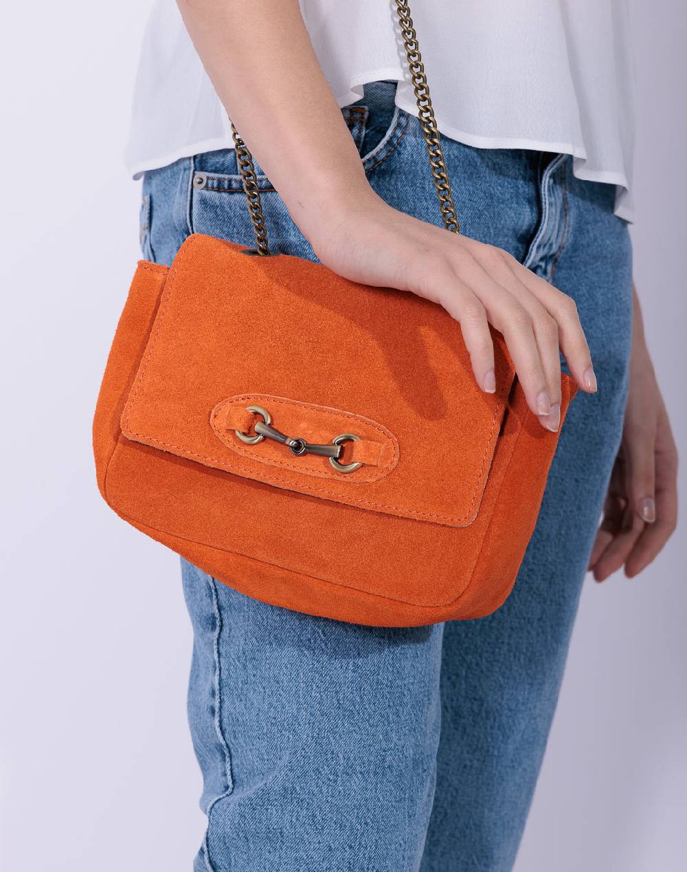 Risskio Olympia - Borsa in pelle scamosciata Qualità