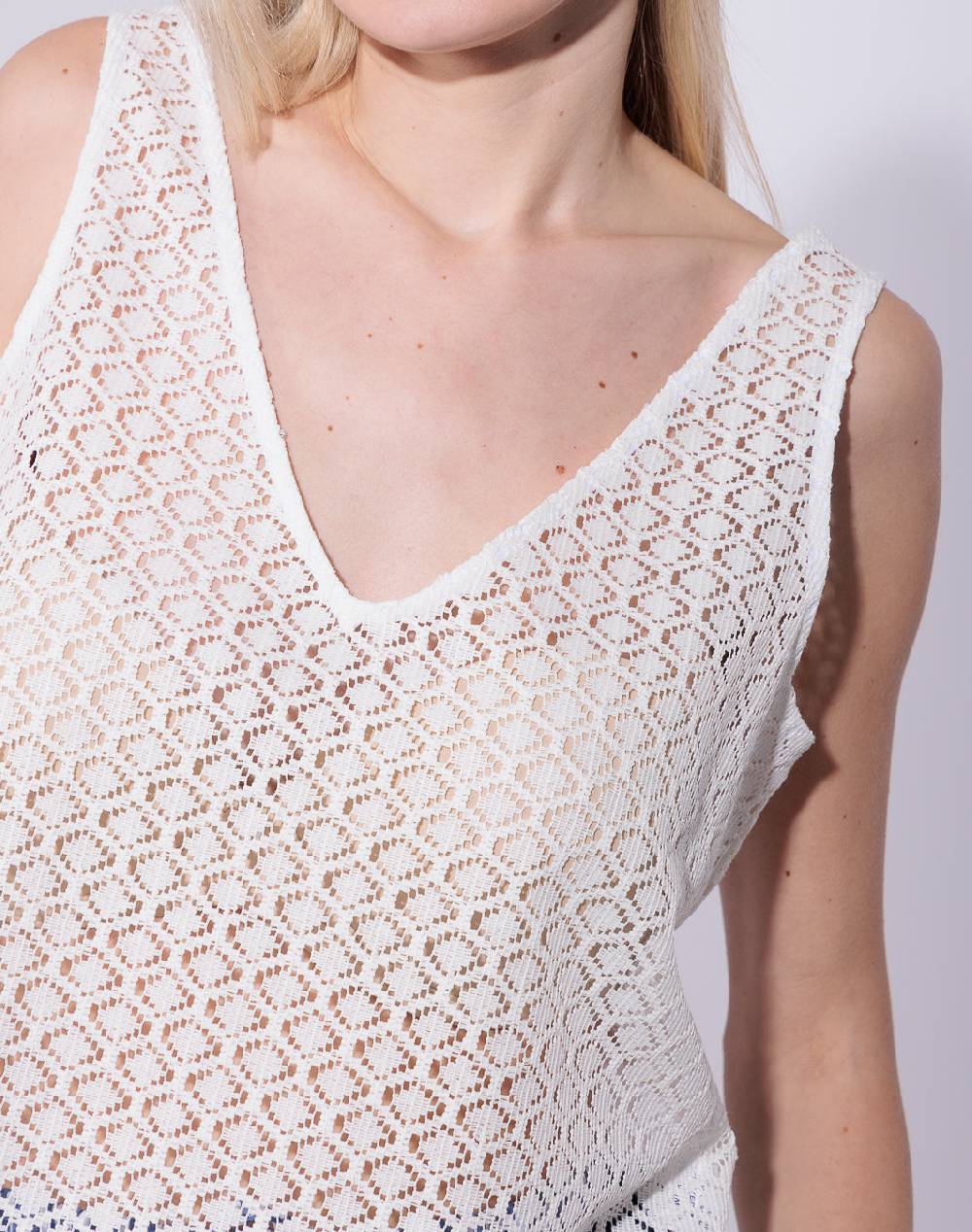 Risskio Ravil - Top double face in pizzo Affare Del Giorno