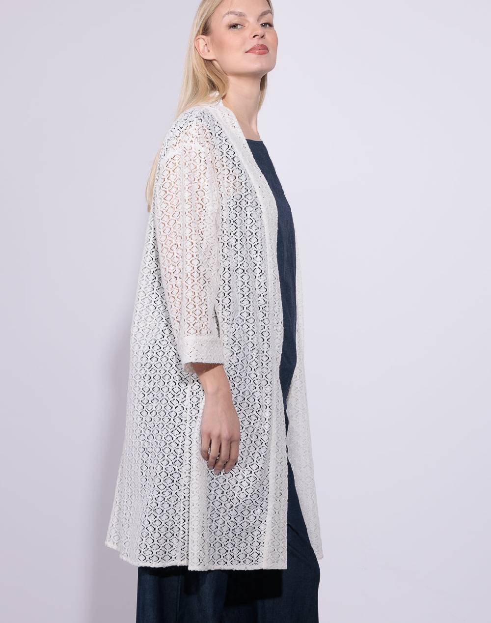 Risskio Manoj - Kimono in pizzo Sottocosto