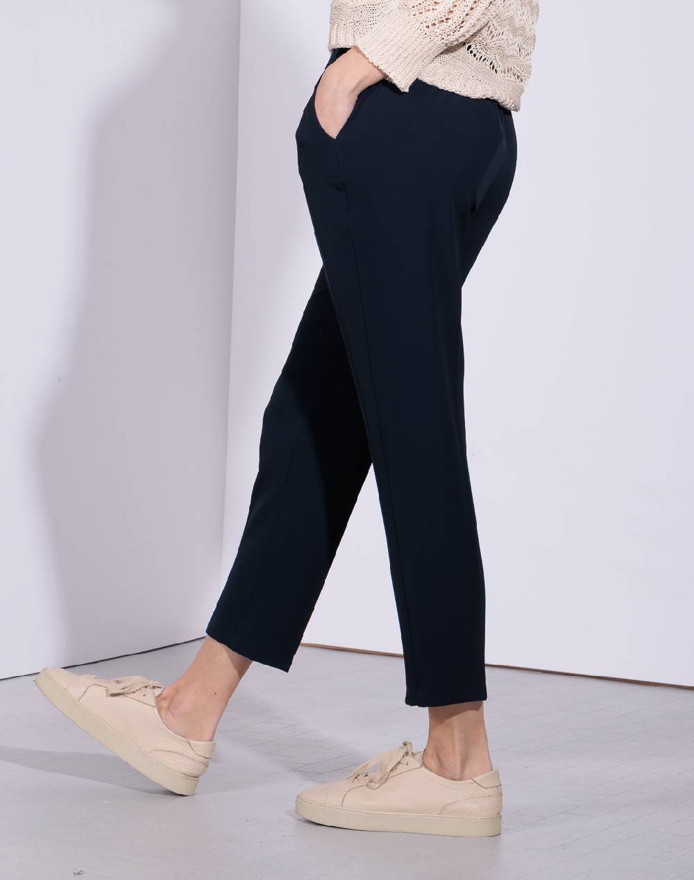 Risskio Anil - Pantalone classico in tessuto easy-iron Sconto