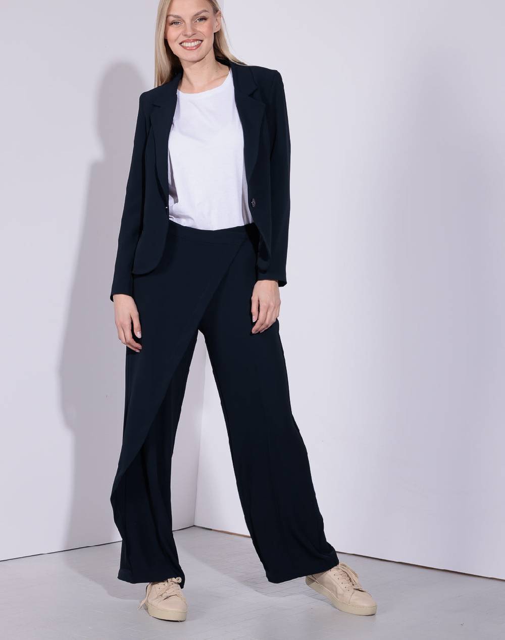 Risskio Sanjay - Gonna pantalone in tessuto easy-iron Economico