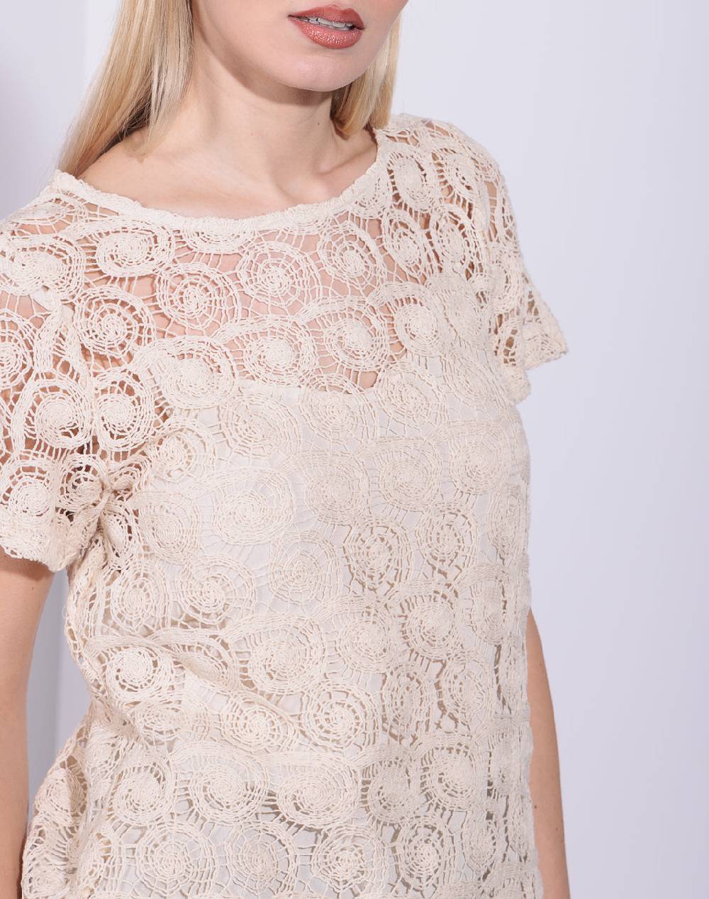 Risskio Bimalia - Top in pizzo crochet In Saldo